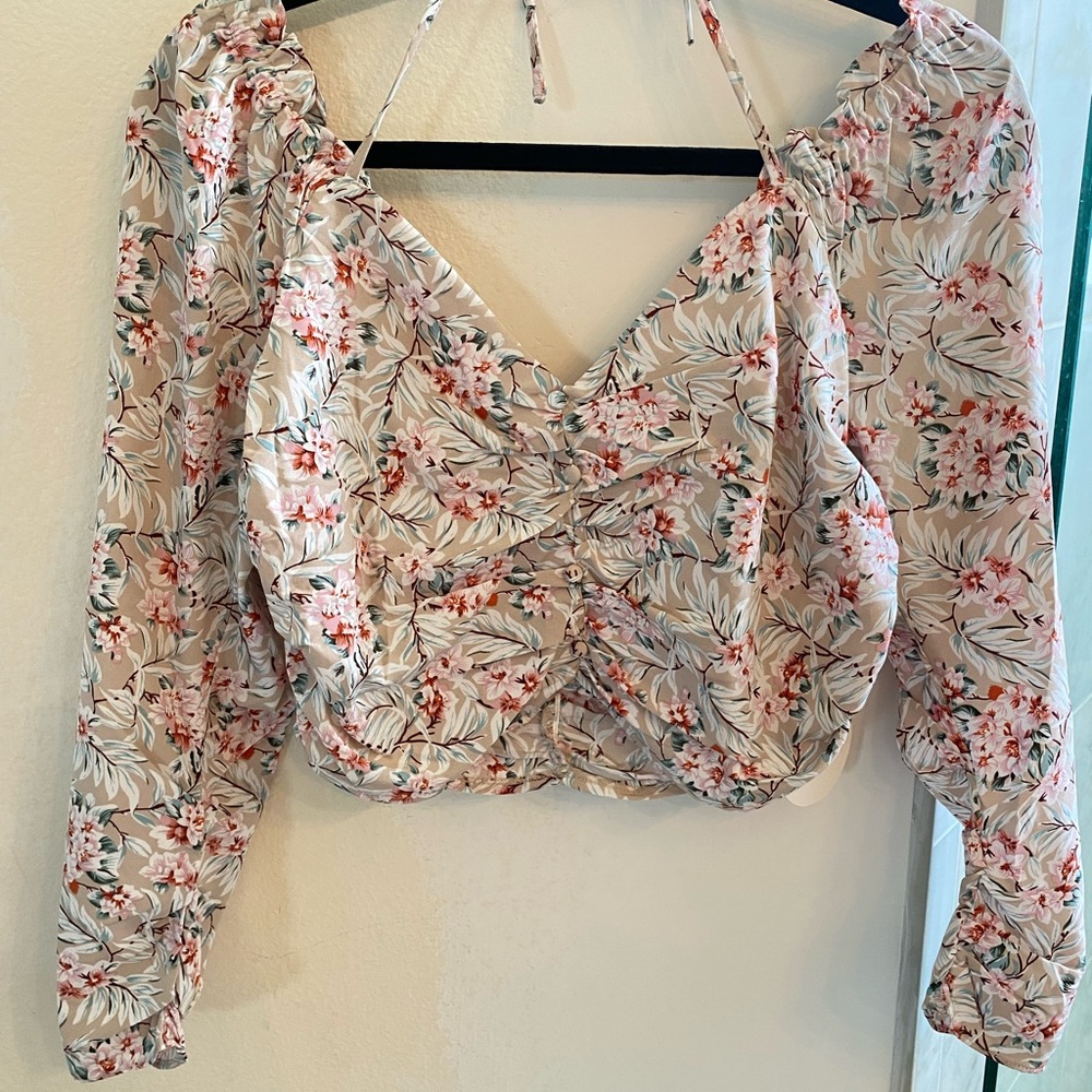 Milk and honey crop top